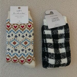 LOFT and Maurice’s Crew Socks NWT